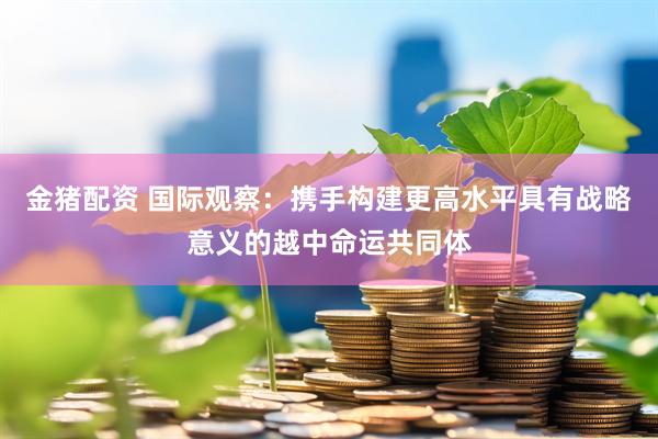 金猪配资 国际观察：携手构建更高水平具有战略意义的越中命运共同体